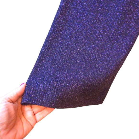 JOOSTRICOT Sparkly Metallic Thread Knit Flare Hippie/70's Pants Feminine Size S - Picture 7 of 15